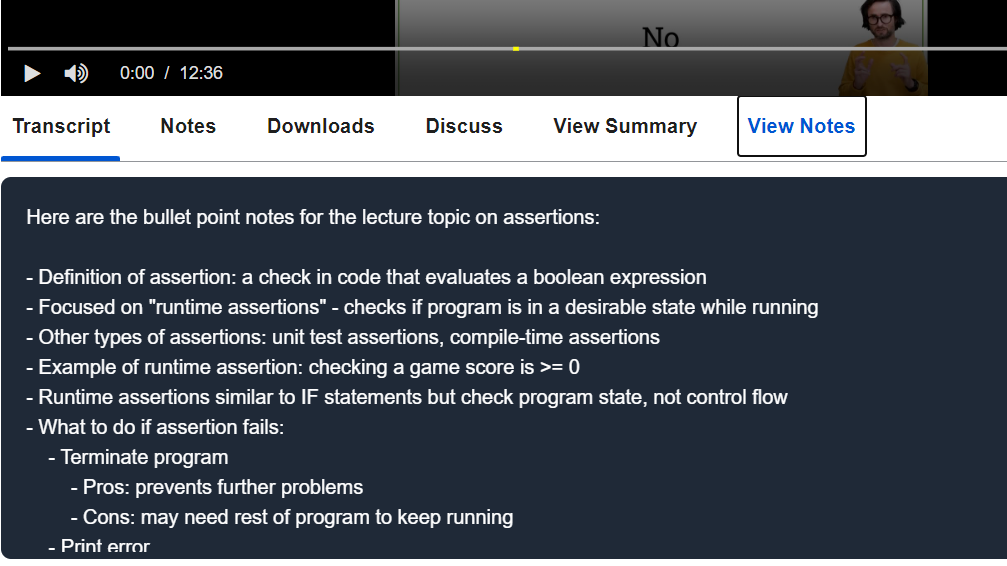 A browser extension generating Coursera video summaries and saves it to Notion