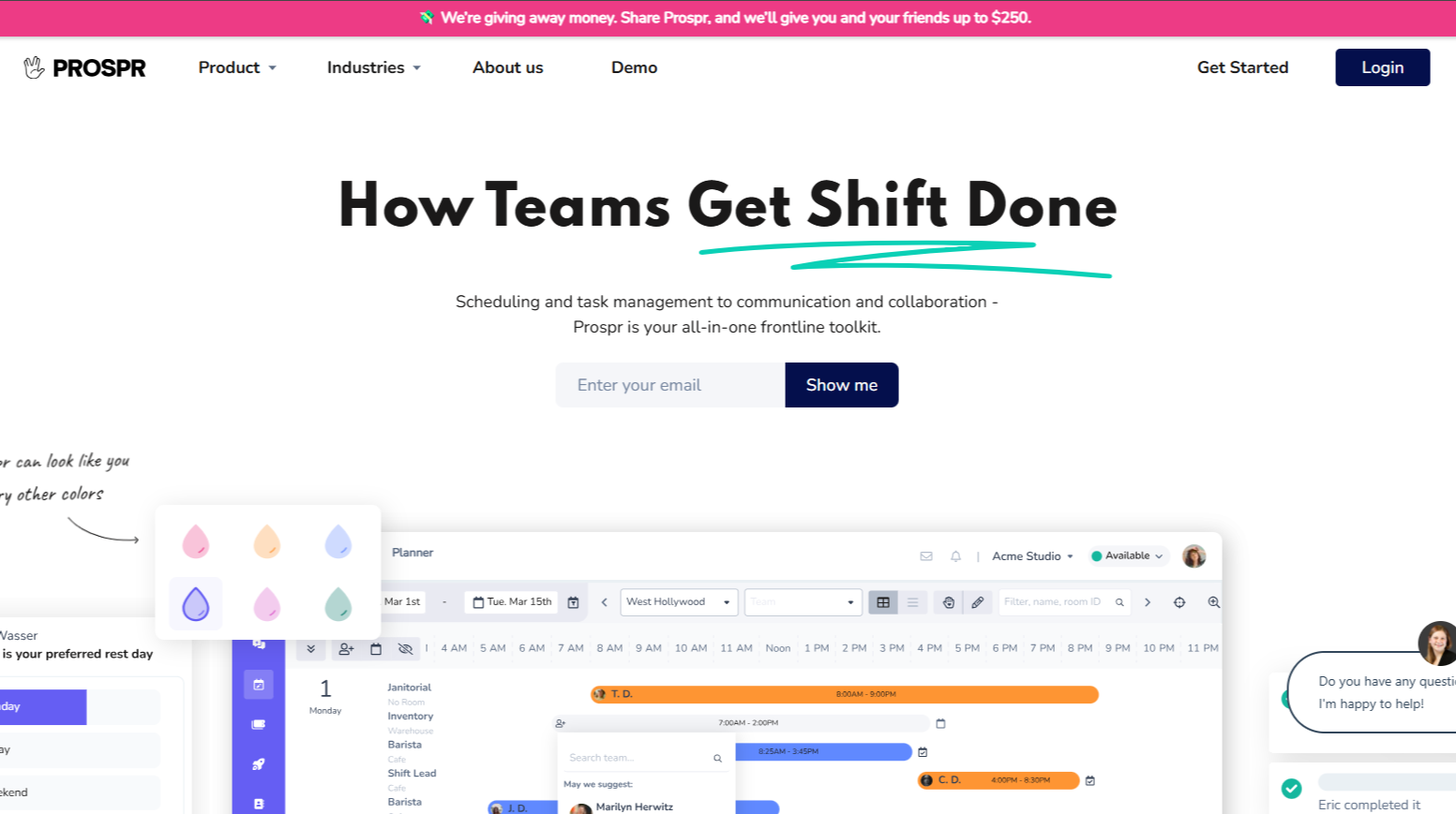 Prospr landing page image